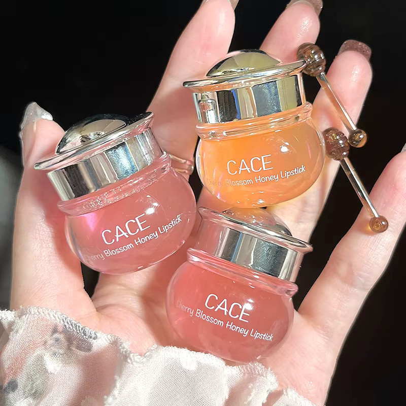 CACE Honig-Kirsch Lippenöl, Klar, Glänzend - Bild 4