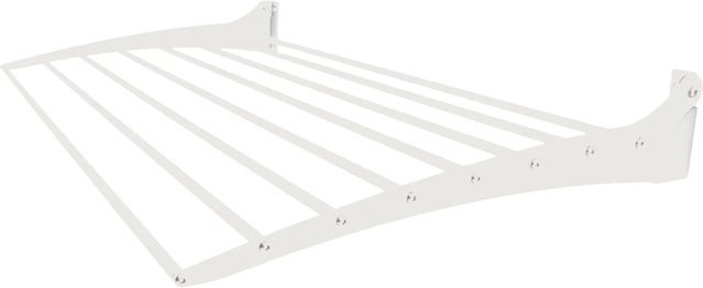Foxydry Wäscheständer zur Wandmontage platzsparend in Weiß, Breite: 82 cm - Bild 1