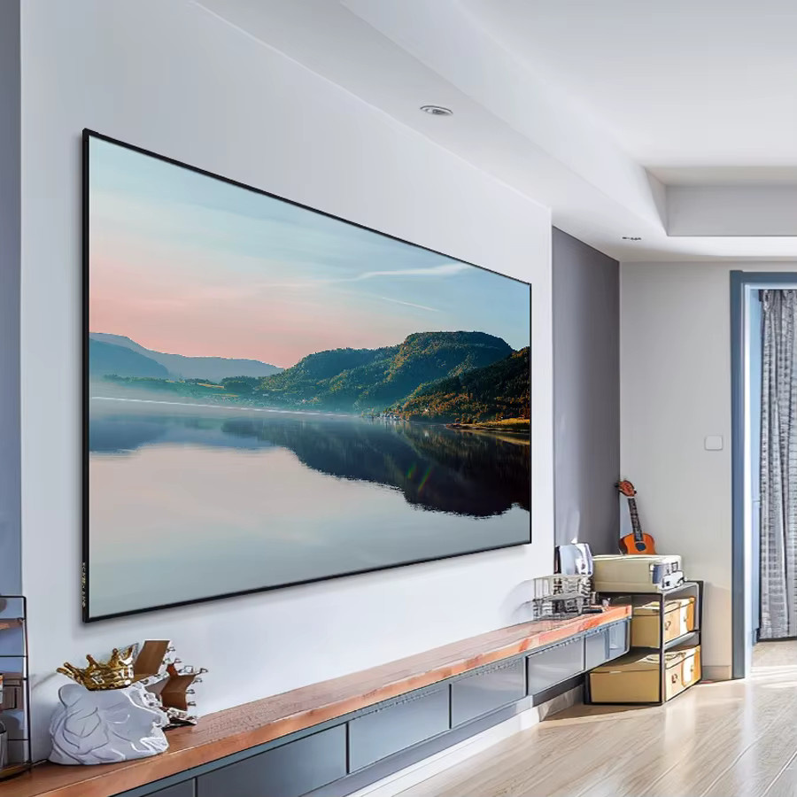SCREENPRO ALR Black Diamond Leinwand mit Festrahmen, 16:9 Breitbild, Farbe: Schwarz - Bild 4