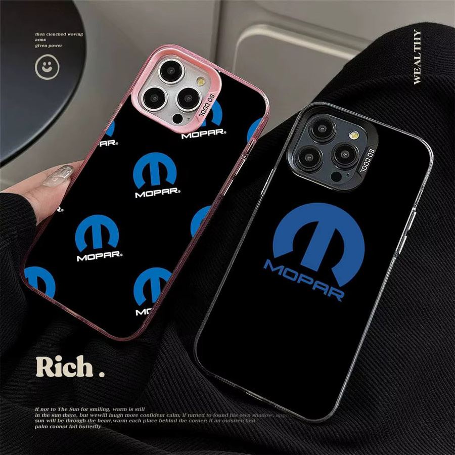 MOPAR SPORT CAR Handyhülle mit farbenfrohem Design für iPhone 11 bis iPhone 17 Pro Max Plus in mattem Look, Mehrfarbig - Bild 2