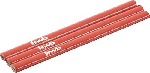 Kwb 939390 Zimmermannsbleistifte HB, 3-teiliges Set, Rot - Bild 1