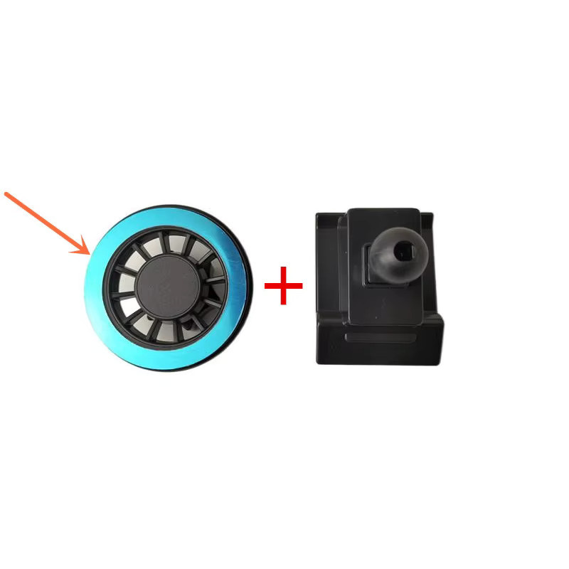 Magnetische Smartphone-Halterung aus ABS-Material für Geely Monjaro und Grand Koleos (2021-2025), Farbe: Schwarz - Bild 2