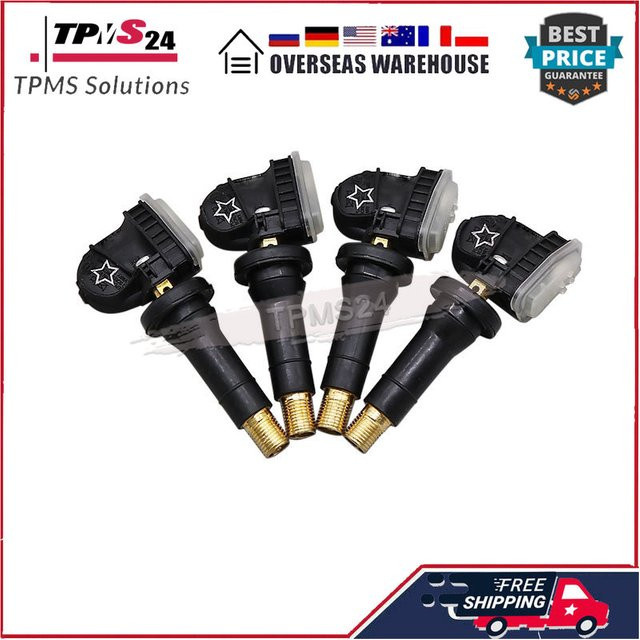 4er Set GANGLE TPMS Reifendrucksensoren 315MHz in Schwarz für Buick Regal, Cadillac ATS, Chevrolet Volt, GMC H2, Pontiac G3 und Saab 9-5 - Bild 1