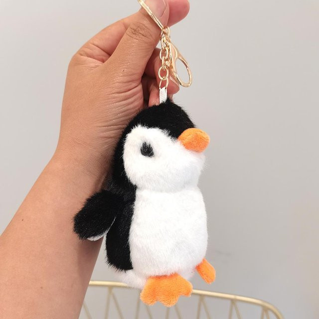 Yiran toy Pinguin Plüsch Schlüsselanhänger schwarz - Bild 1