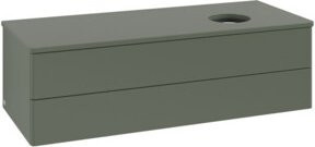 V&B Waschtischunterschrank Antao mit Beleuchtung, Farbe: Grau, B/T/H: 120 x 50 x 36 cm - Bild 1