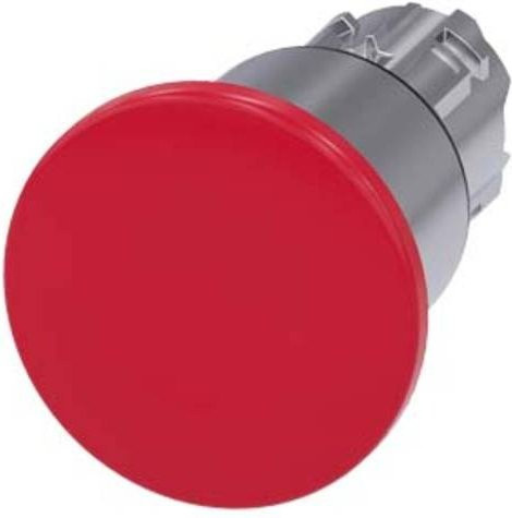 Siemens Pilzdrucktaster 3SU1050-1ED20-0AA0 in Rot mit IP66 IP67 IP69/IP69K Schutzart - Bild 1
