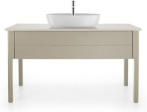 Duravit Waschtischunterschrank Luv in Beige, Tau s-matt, B/T/H: 133,8 x 57 x 74,3 cm - Bild 1