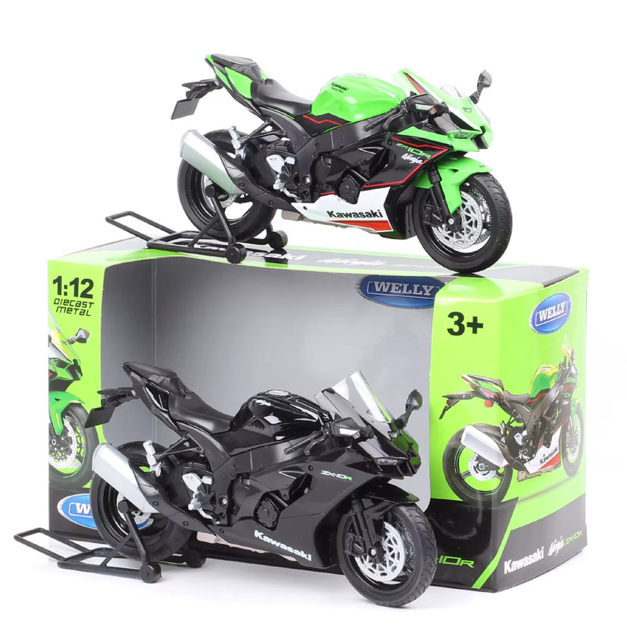 Maisto Kawasaki Motorradmodell, Druckgussspielzeug, 1:12 - Bild 2