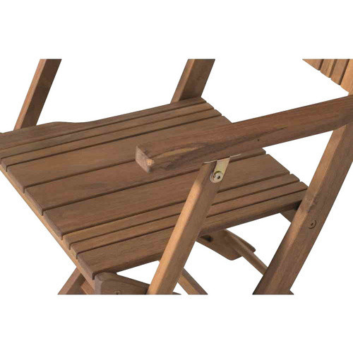 Siena Garden Falun Klappsessel aus Akazienholz in Beige B/T/H: 57 x 50,5 x 88 cm - Bild 3
