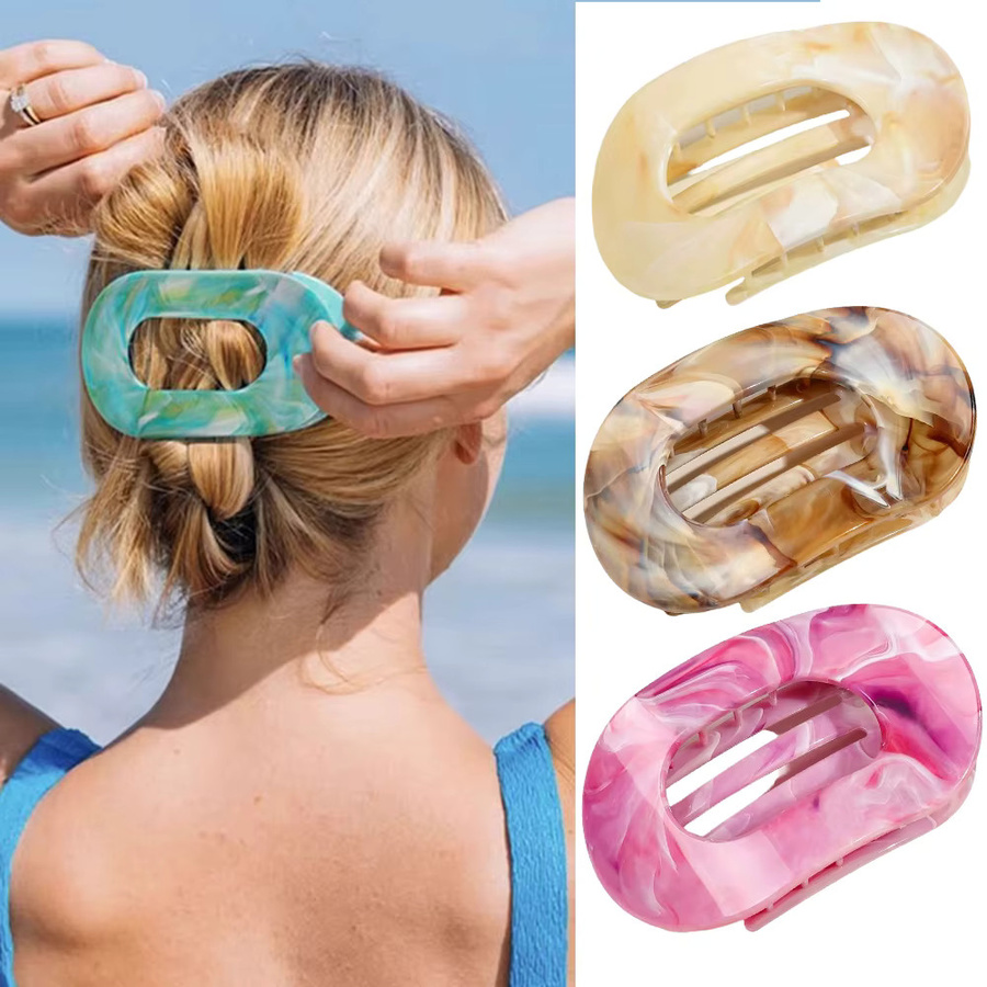 FORWOT Haarspangen Entenschnabel-Clips, Damen, Acryl - Bild 2