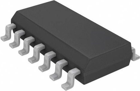 Nexperia HEF4081BT,653 Logik IC Gate AND-Gate 4000B SO-14 Schwarz - Bild 1