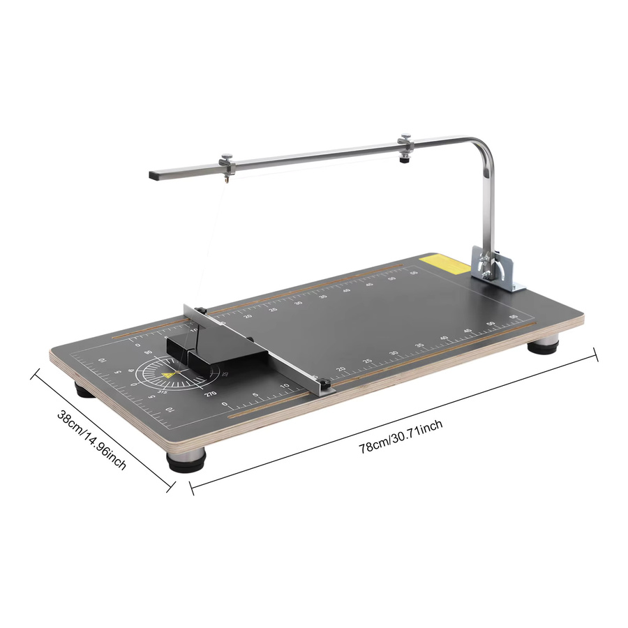 Multifunktionaler Desktop-Heißdrahtschneider für Schaumstoff in Schwarz aus Metall für EPS, XPS und KT-Board im Modellbau und Architekturdesign - Bild 2