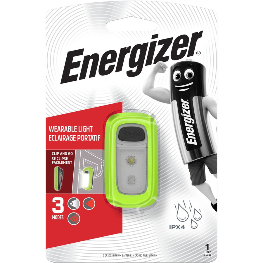 Energizer Wearable Clip Light LED Camping-Leuchte Grün mit 30lm und IPX4 Schutz - Bild 3