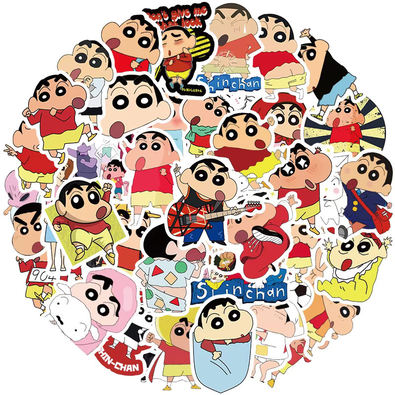 Keeppley Crayon Shin-chan Anime Cartoon Aufkleber, 50-teiliges Set - Bild 2