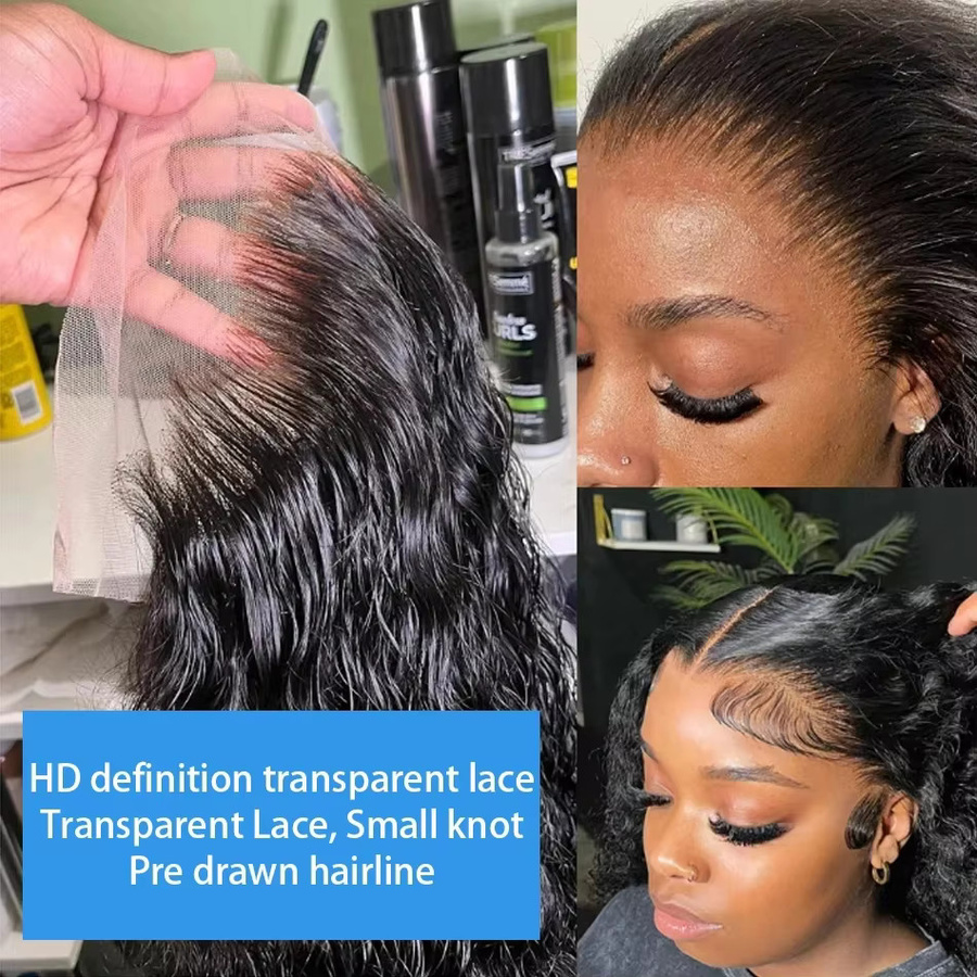 Luxexuan Bob-Perücke, Kinky Curly, 100% Echthaar, Damen - Bild 4