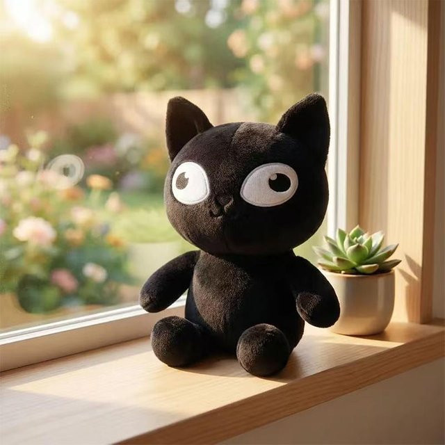 Yiran toy Die Schmiede Plüschtier, Schwarze Katze, ab 0 Jahre - Bild 1