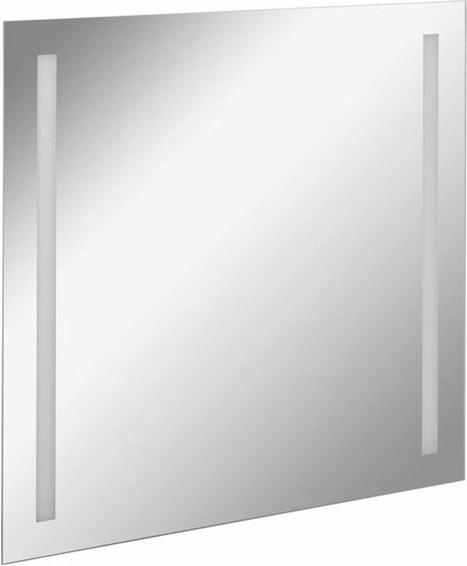 Fackelmann Wandspiegel MIRRORS mit LED-Beleuchtung, rechteckig, rahmenlos, Grau, B/H/T: 80 x 75 x 2,3 cm - Bild 1