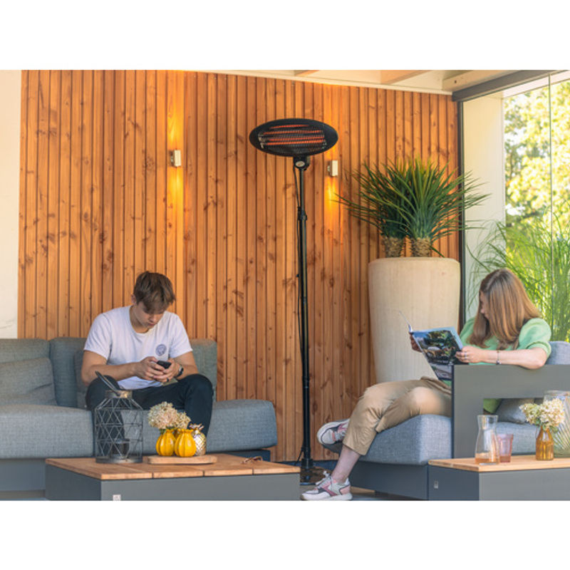 sunred Terrassenheizung Quartz in Schwarz, höhenverstellbar, 2000 W, Heizleistung bis 14 m² - Bild 3
