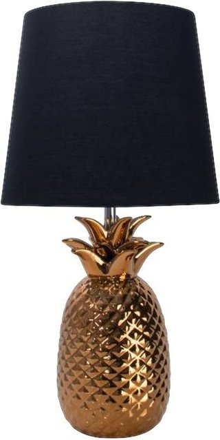 Näve Keramik-Tischleuchte NV3150658 in Gold/Messing mit E14 Fassung, Höhe: 45 cm, Durchmesser: 23 cm - Bild 1