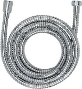 WENKO Duschschlauch EDS in Silber glänzend mit Anti-Twist-Funktion und 1/2 Zoll Anschluss - Bild 1