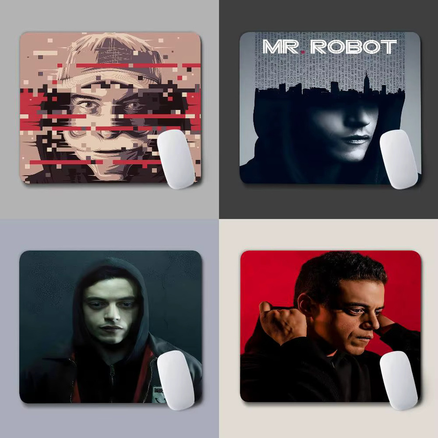 Mini-Mauspad Mr. R-Robot Horror-TV-Serie Design, Mehrfarbig - Bild 3