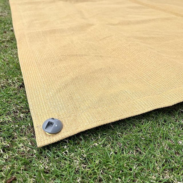 Binchi Outdoor Picknickmatte aus HDPE, tragbare und feuchtigkeitsbeständige Strandmatte, B/B: 244 x 305 cm - Bild 1
