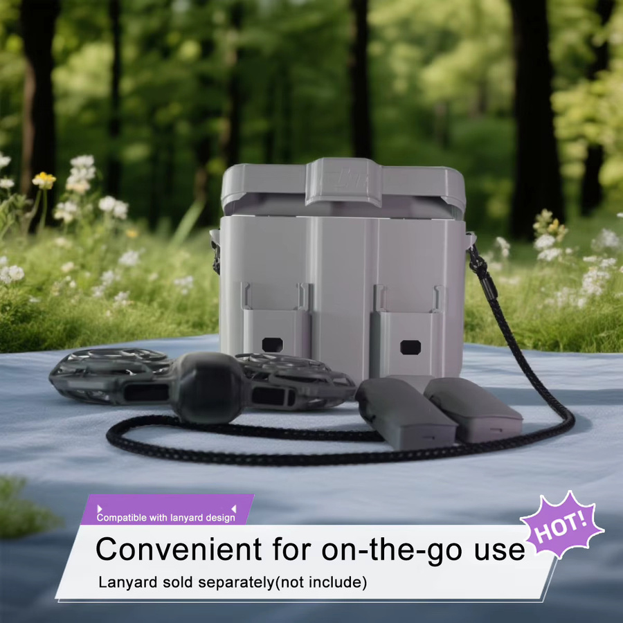 DJI NEO 2 Aufbewahrungsbox in Grau: Kratzfeste Hartschalen-Tragetasche und Schutzhülle für deine Drohne - Bild 2