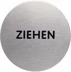 DURABLE Piktogramm Türschild PICTO aus Edelstahl in Silber, Breite: 65 mm - Bild 1