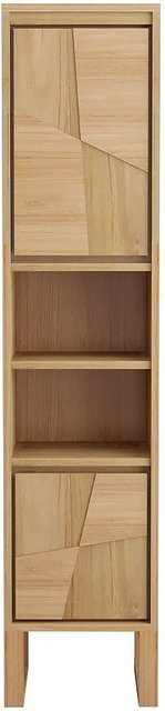 Badschrank Mataram von Vente-unique aus Teakholz Massivholz in Beige, Breite: 40 cm, Tiefe: 35 cm, Höhe: 180 cm - Bild 1