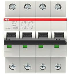 ABB S204M-K6 Leitungsschutzschalter 6A 400V Grau 2CDS274001R0377 - Bild 1