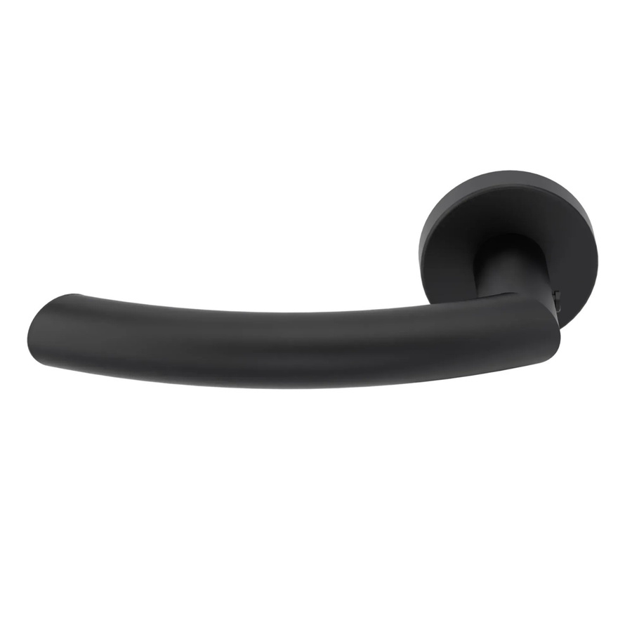 Novadoors Türgriffgarnitur Nova Amico Smart2Lock Links in Schwarz Matt - Bild 2