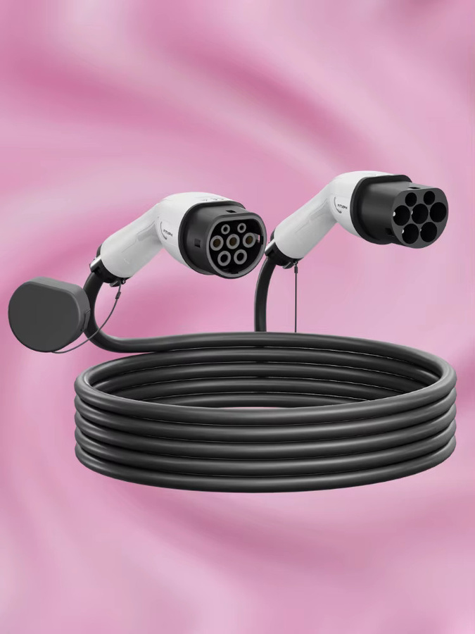 FITMPH EV-Ladekabel Typ 2 zu Typ 2, 3,5kW 16A 1-phasig, Länge: 4 m, inklusive Aufbewahrungstasche, IEC62196-2 Ladekabel für Elektro- und Plug-in-Hybridfahrzeuge - Bild 7
