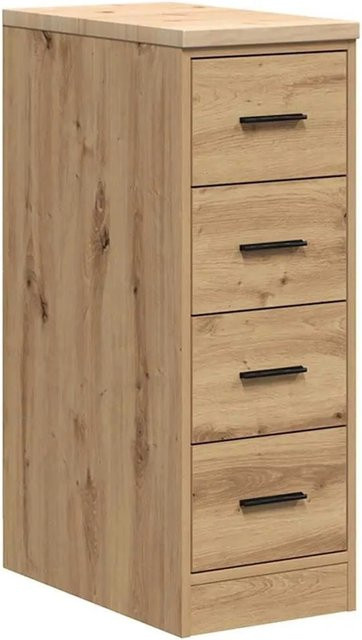 vidaXL Garagen-Aufbewahrungsschrank Artisan-Eiche aus Kiefernholz, Braun - Bild 1