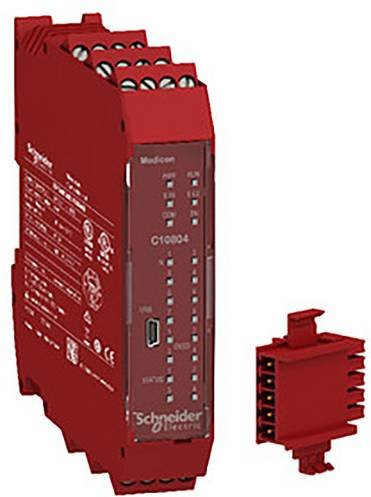 Schneider Electric XPSMCMC10804B Sicherheitsmodul in Rot - Bild 1