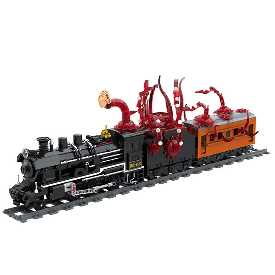 Spebrick Bausteine Set Monster Tentakel Dampfzug Eisenbahn mit 1760 Teilen für Kinder - Bild 4