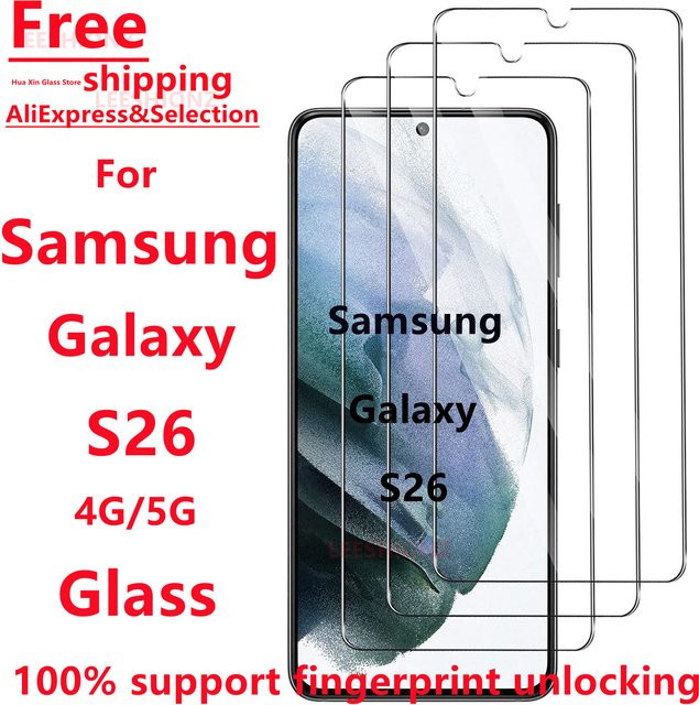 Displayschutz aus gehärtetem Glas für Samsung Galaxy S26, transparent, 1 oder 4 Stück - Bild 1
