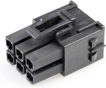 Molex Buchsengehäuse-Kabel Schwarz mit 6 Polen - Bild 1