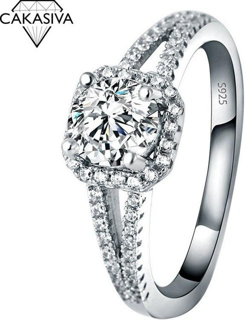 YIRAN Jewelry Damenring, 925 Silber, Zirkonia - Bild 1