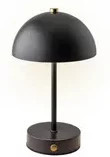 LUMINEO Tischleuchte in Schwarz aus Metall mit LED und Akku für Wohnzimmer, Schlafzimmer und Home Office - Bild 1