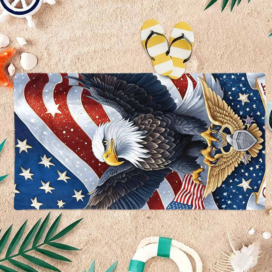 Ka Chen Muda Strandtuch Unabhängigkeitstag der USA Super Saugfähig B: 40 cm, H: 60 cm - Bild 3