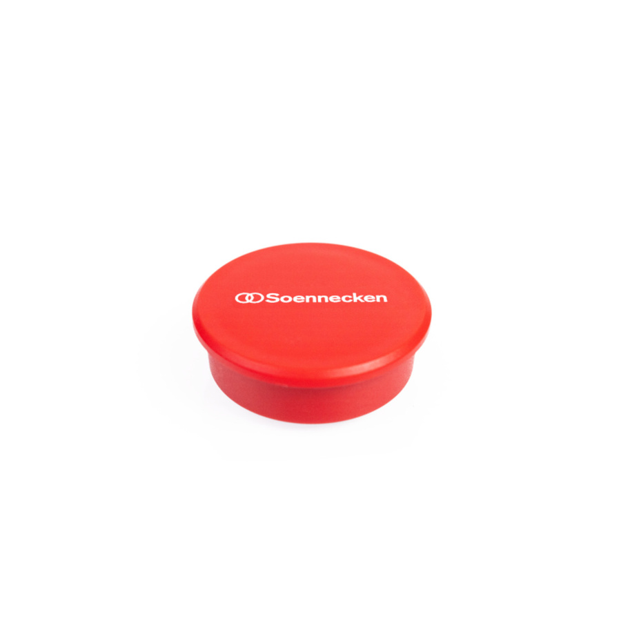 Soennecken Magnet rund in Rot mit 38 mm Durchmesser und 2,5 kg Gewicht - Bild 2