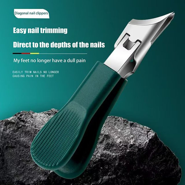JCSYFAC Nagelschere für die Fußpflege, Edelstahl, Metallic - Bild 1