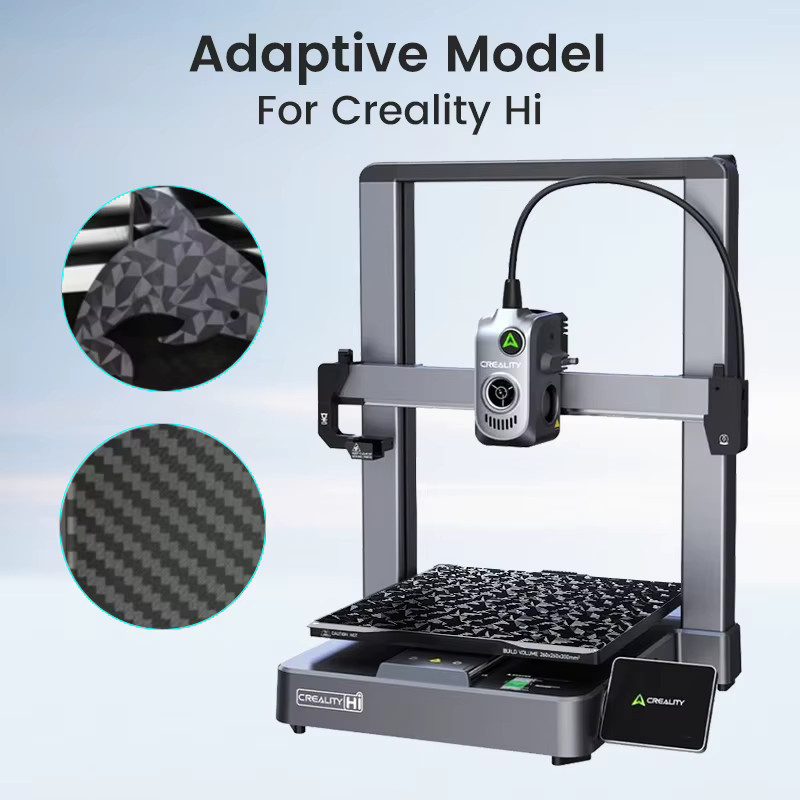 Creality PEI und PEO PET doppelseitiges Federstahlblech für Hi Build Plate und Hi Combo 3D-Druckerzubehör - Bild 2