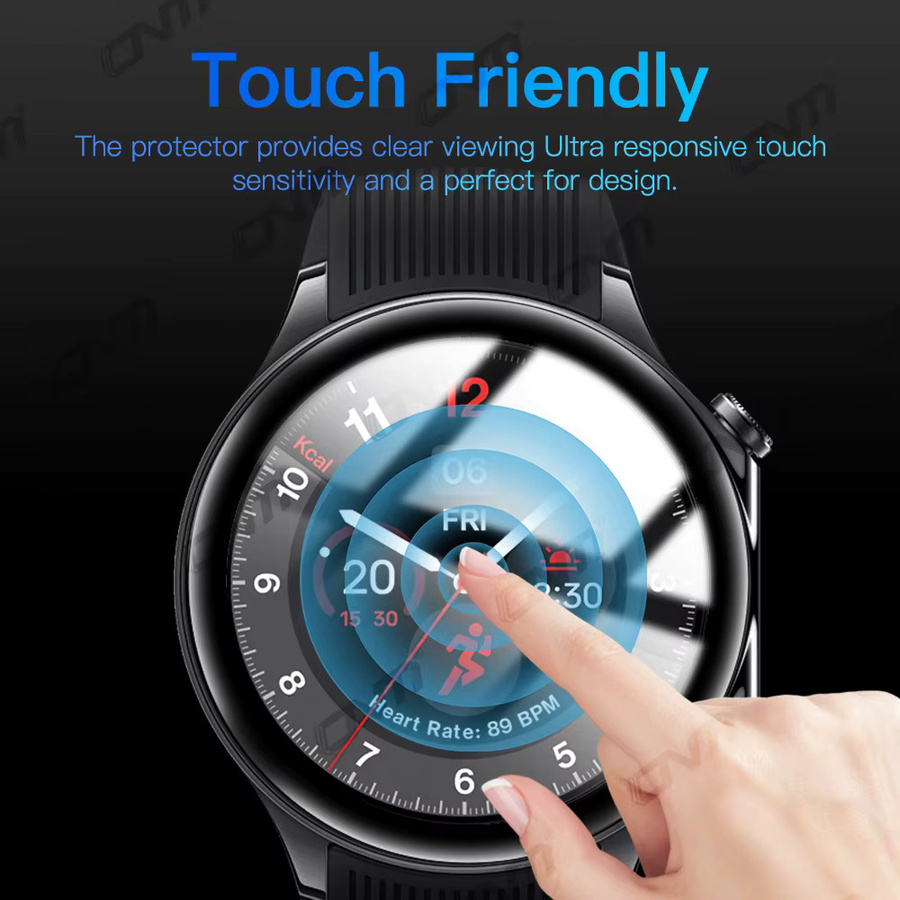 OnePlus Watch 2 5D-Schutzfolie, transparente Displayschutzfolie, kratzfest - Bild 3