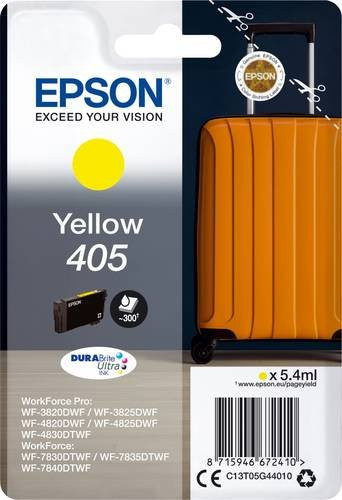Epson Original T05G4 Tintenpatrone für WorkForce Inkjet-Drucker, Farbe: Gelb - Bild 1