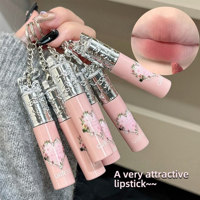 QIBEST Lippenstift, Matte Flüssig, Soft Mist, Unisex - Bild 1