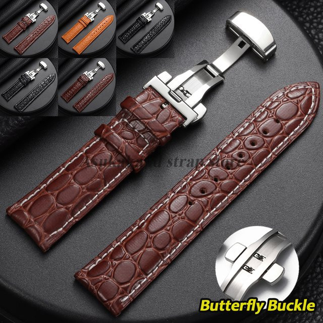 Asukaband Uhrenarmband Leder, Silber, Herren, Damen - Bild 1