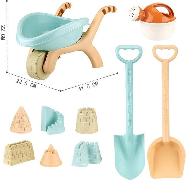Bai Fen Bai Toys Strandspielzeug Set mit Wagen und Schaufel ab 3 Jahren - Bild 1