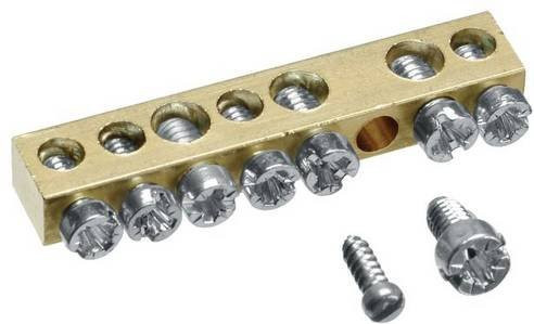 Hager K142D Klemme Schrauben aus Messing in Gold - Bild 1