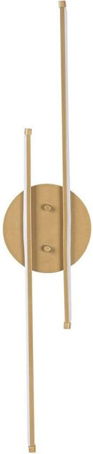Opviq Wandleuchte aus Metall in Gold, moderne LED Up-Down Wandlampe, B/H/T: 17 x 86 x 5 cm - Bild 1